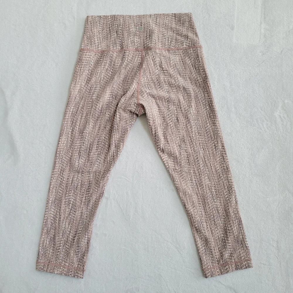 Lululemon Wunder Under Crop High Rise Leggings‎ Full On Luon 21